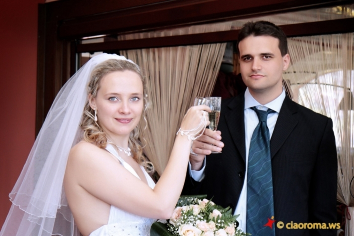 Matrimonio civile Italo-Russo al Campidoglio di Roma con Anastasya & Cristiano